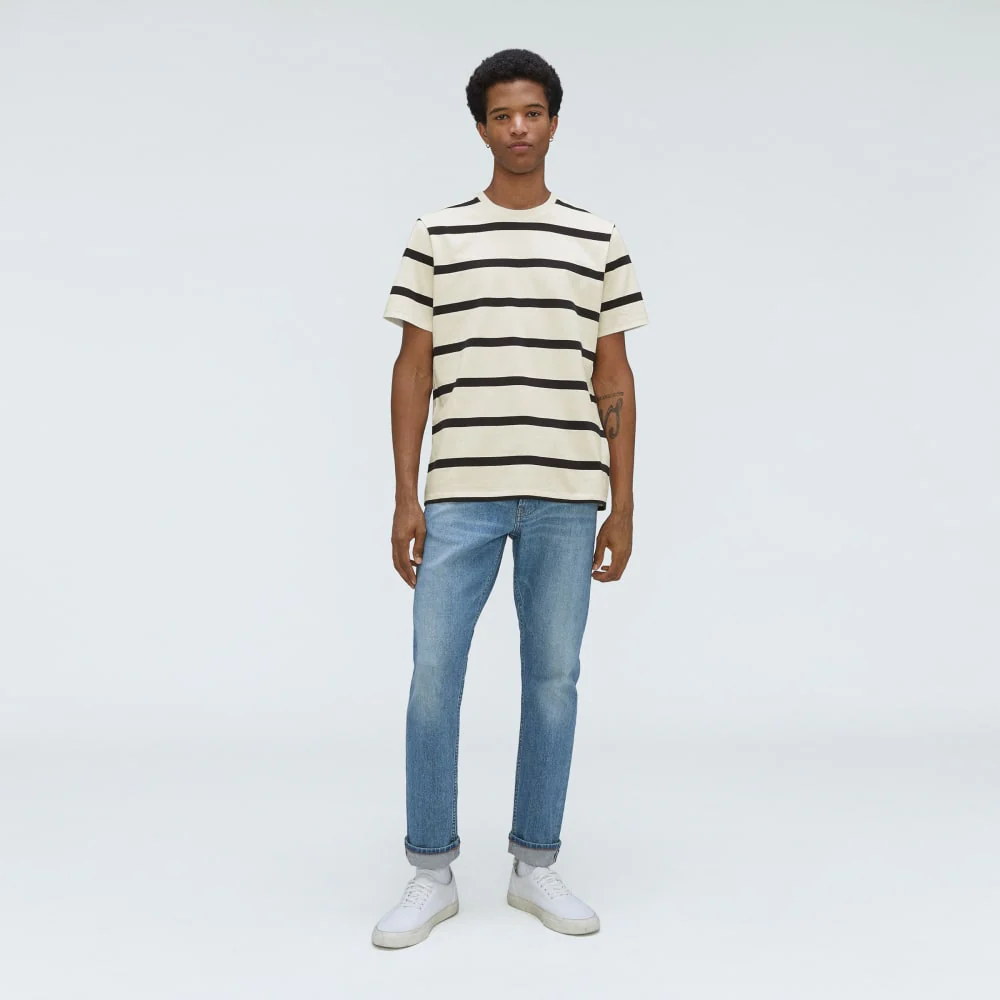 The Premium-Weight Crew | Uniform | Black / Canvas