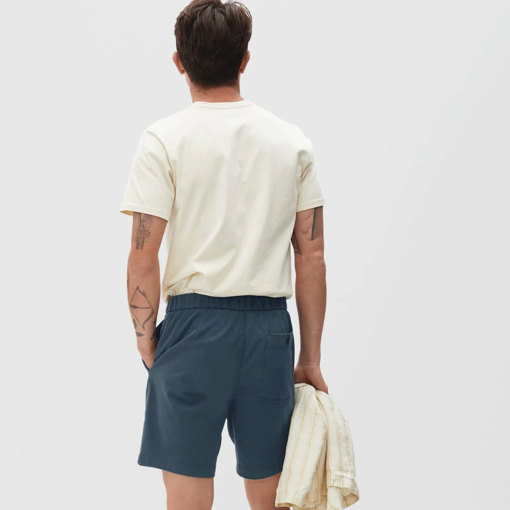 The Pull-On Performance Chino Short | Kingfisher Blue