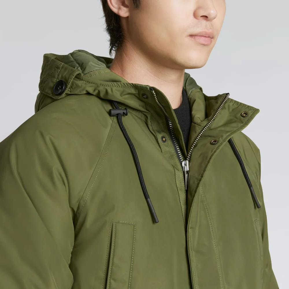 The ReNew Long Parka | Moss