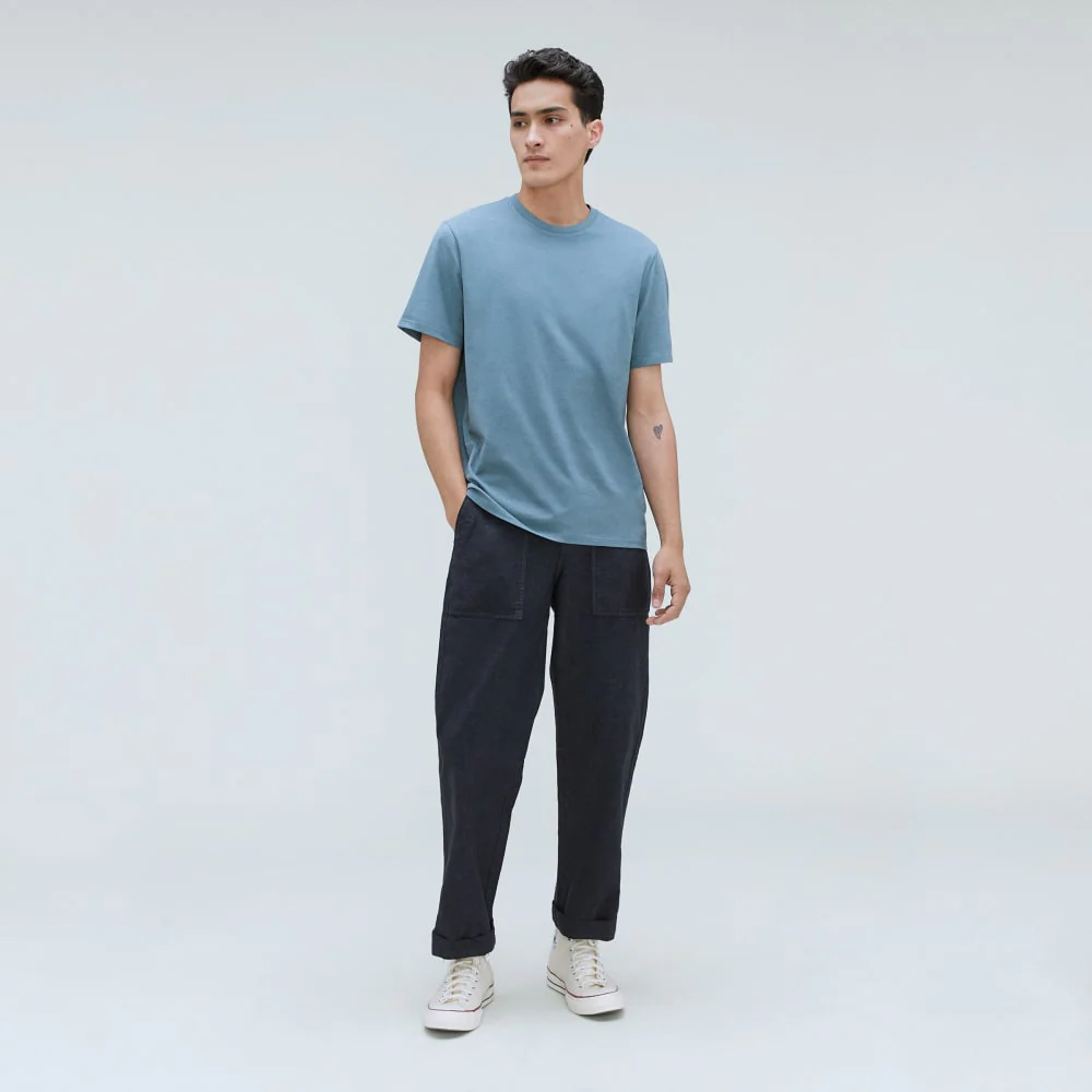 The Organic Cotton Crew | Greyish Blue
