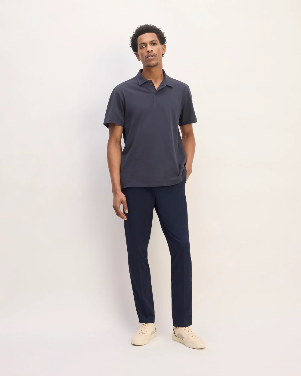 The Relaxed Taper Air Chino | Deep Navy