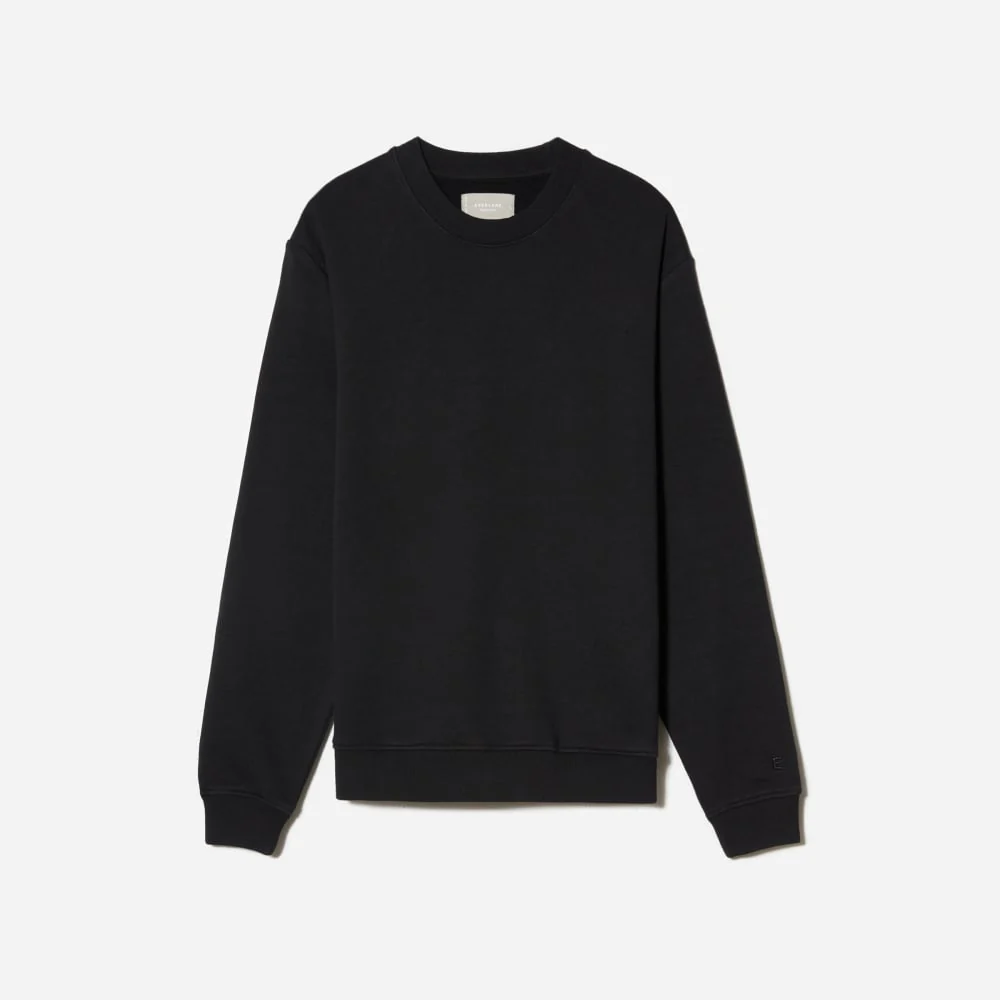 The Track Crewneck Sweatshirt | Black