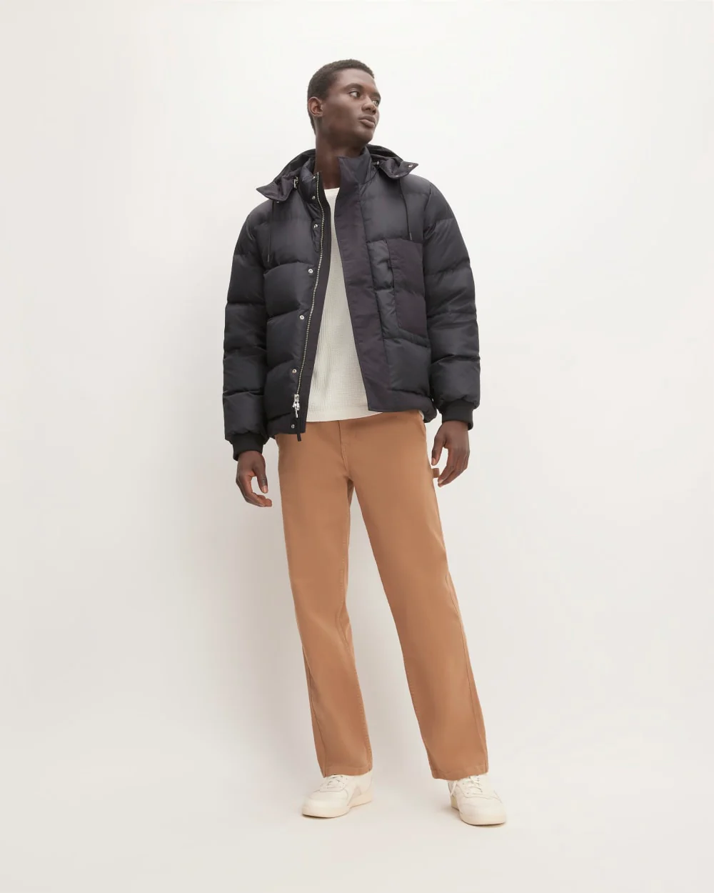 The ReNew Short Puffer | Black