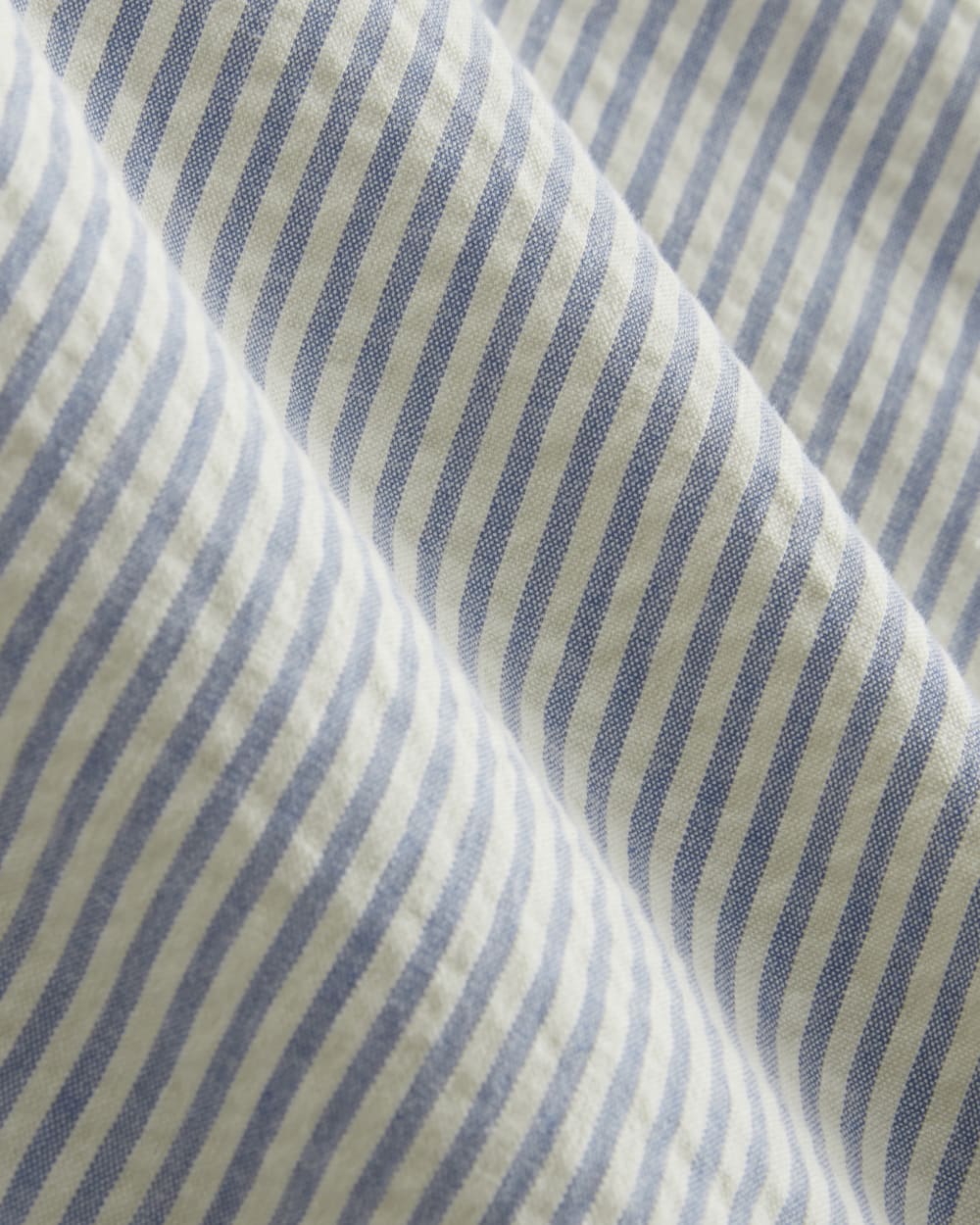 The Seersucker Long-Sleeve Shirt | Dutch Blue / Natural