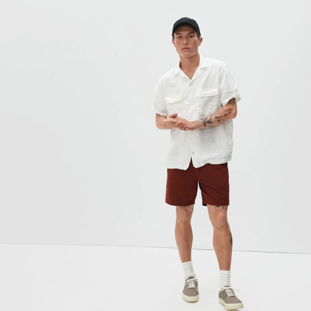 The Resort Shirt in Linen | White