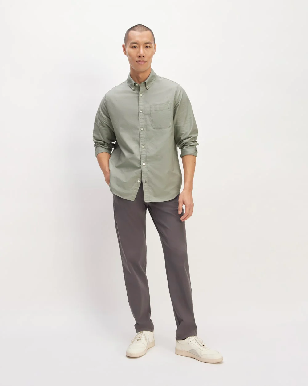The Classic Oxford Shirt | Sage Green | Standard