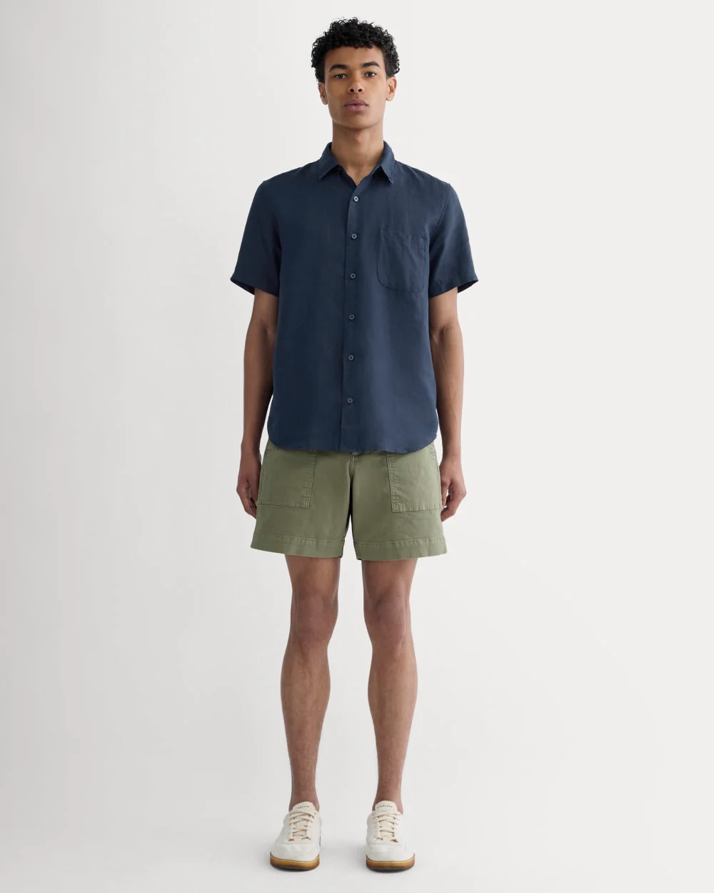 The Canvas Relaxed Short | Lichen Green