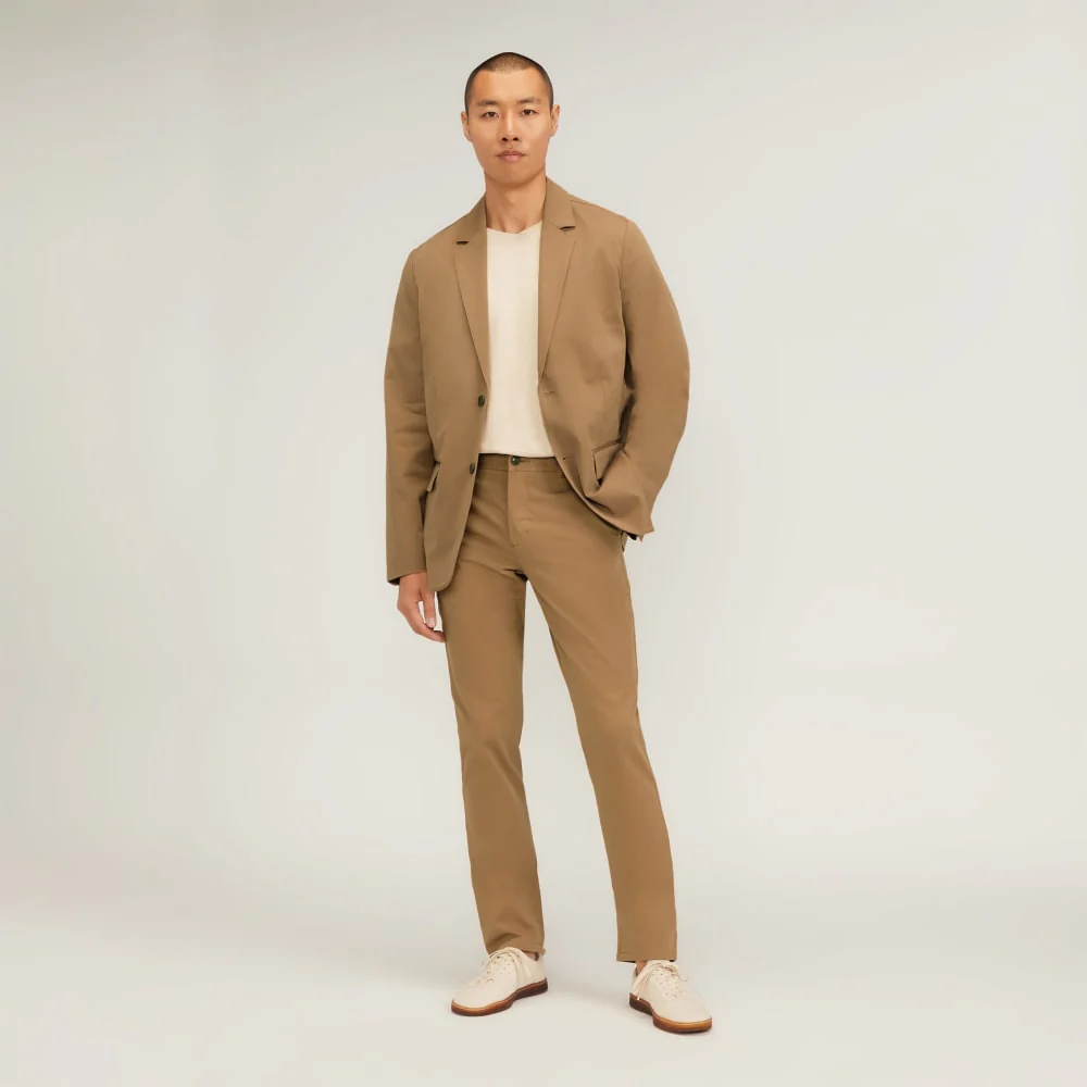 The Performance Chino Blazer | Toasted Coconut