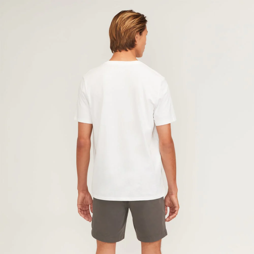The Organic Cotton V-Neck Tee | White
