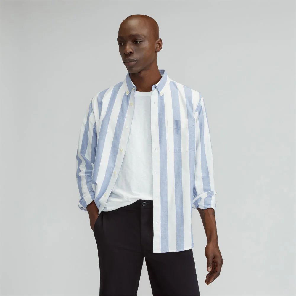 The Classic Oxford Shirt | Mazarine Blue / Bone | Standard