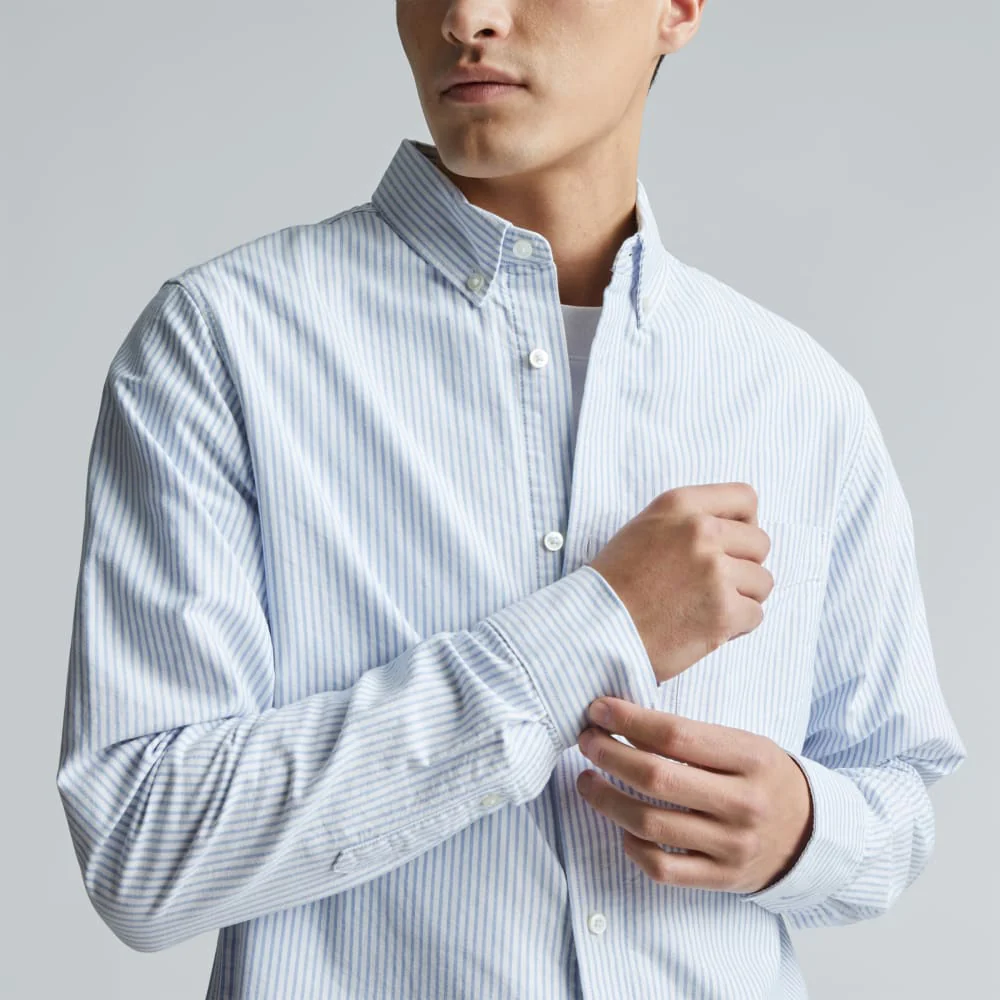 The Classic Oxford Shirt | White / Blue | Standard