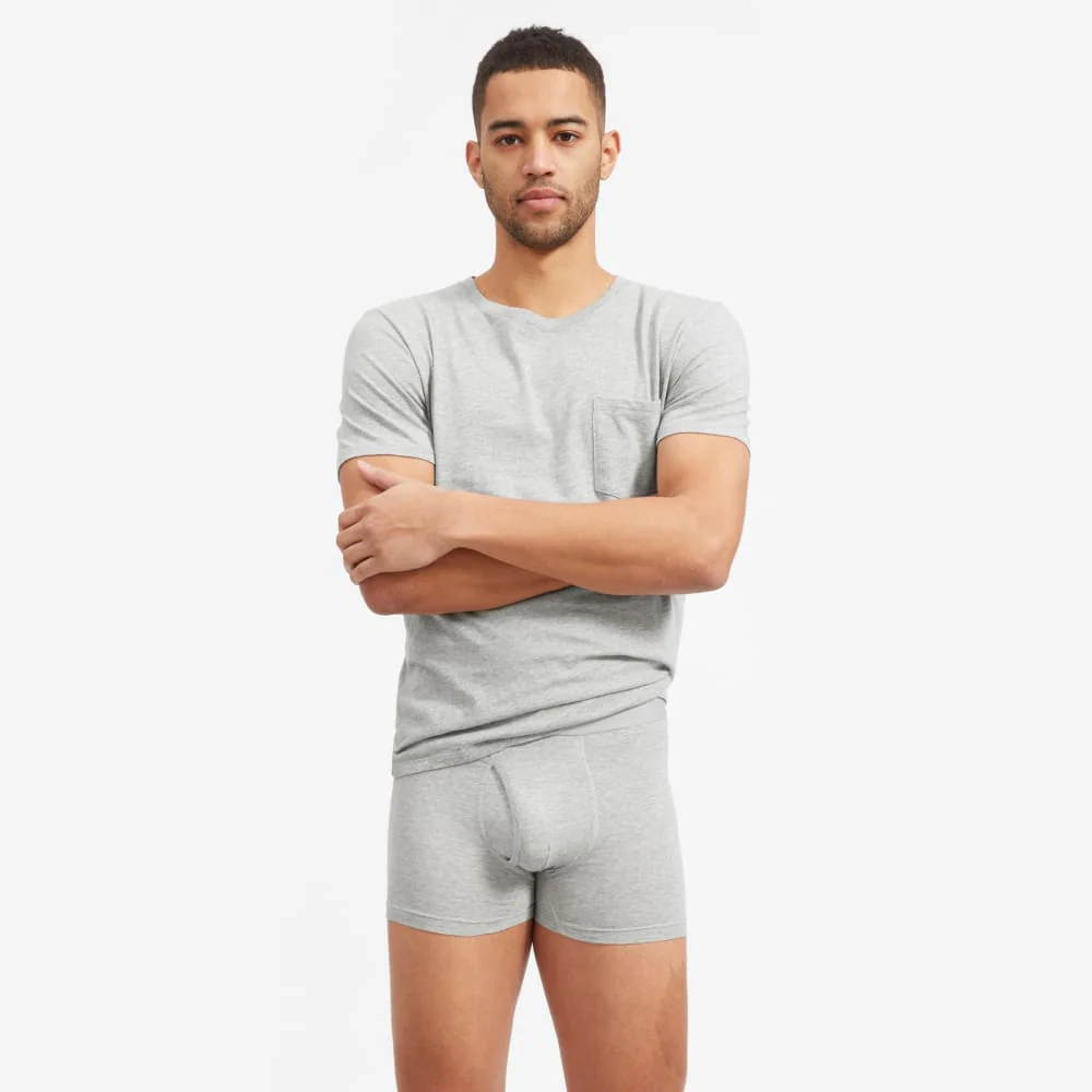 The Supima® Boxer Brief | Uniform |  Heathered Grey