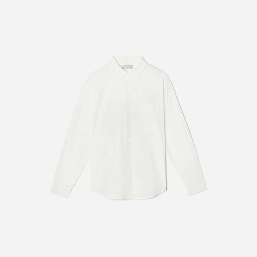 The Relaxed Poplin Shirt | White