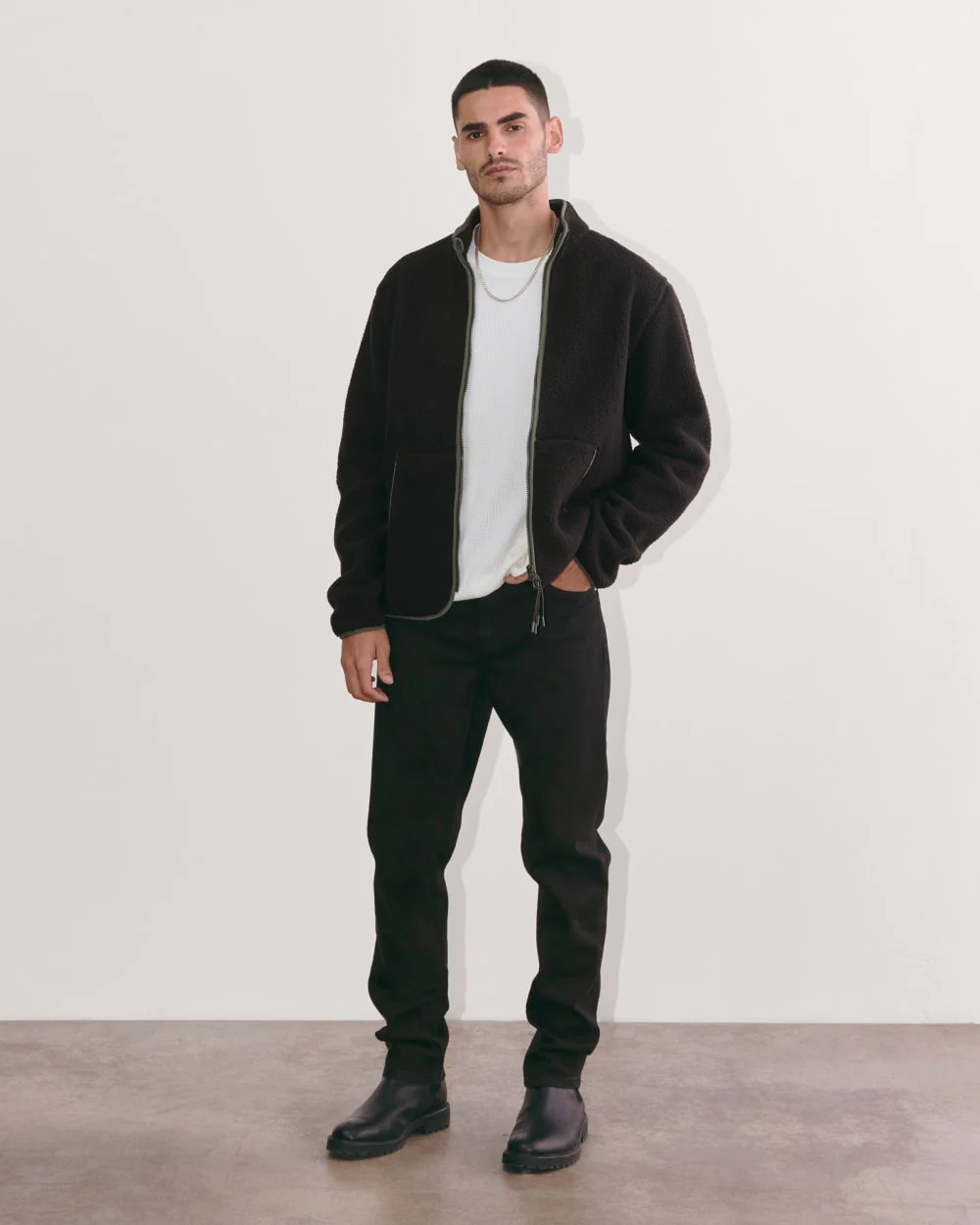 The Teddy Fleece | Black