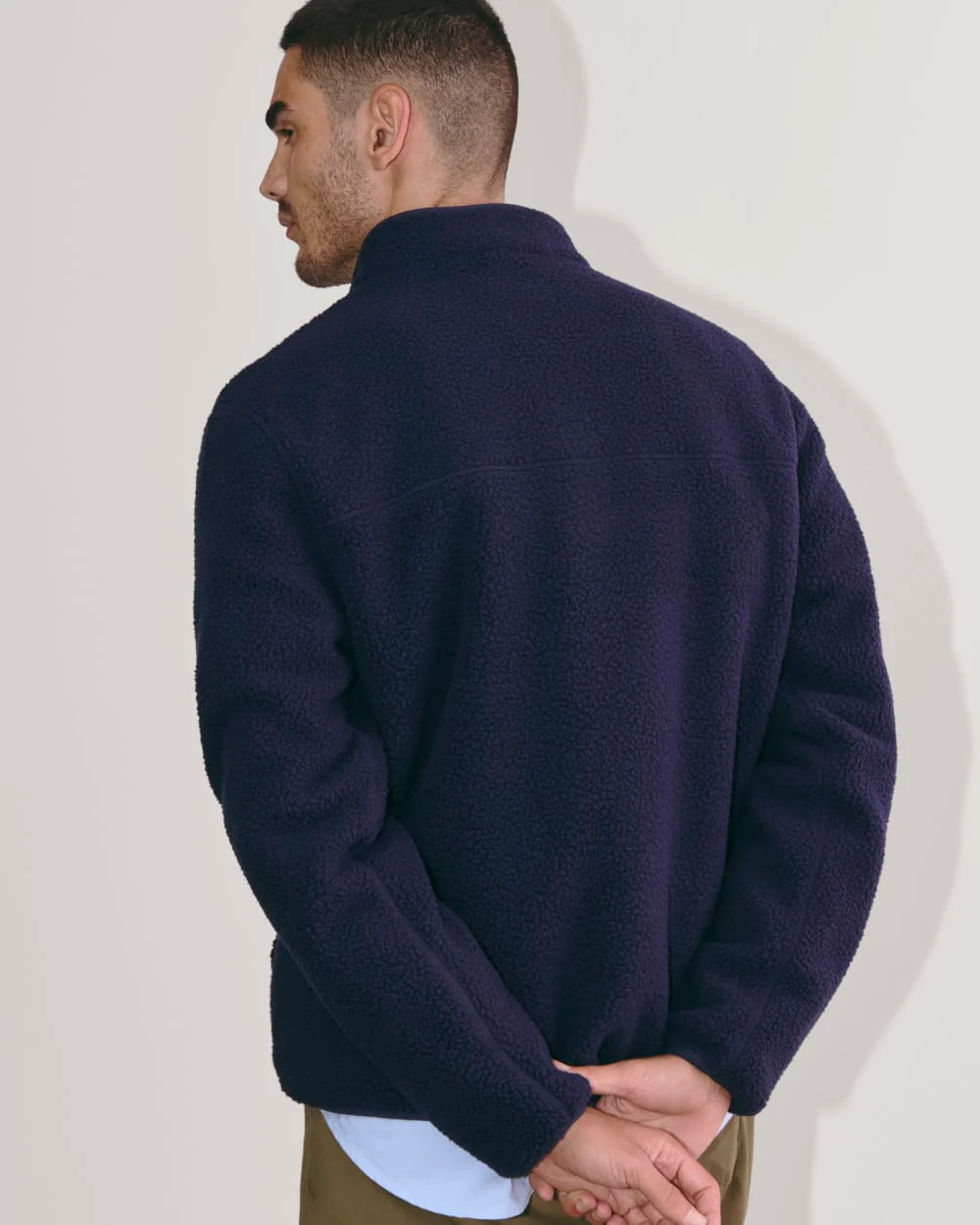 The Teddy Quarter-Zip Fleece | Navy