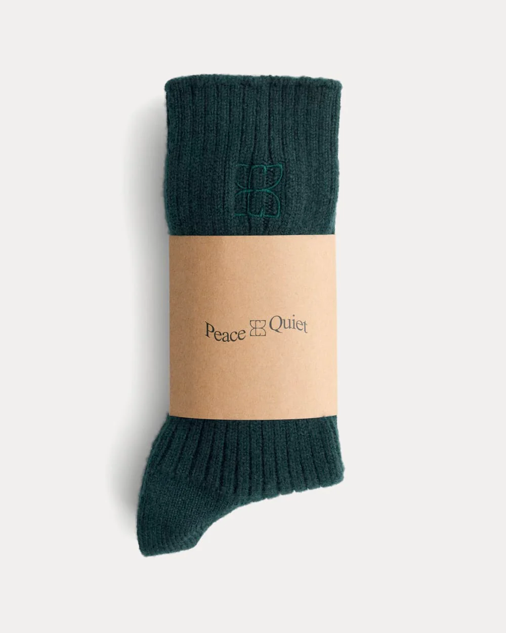 Everlane x Peace & Quiet Cashmere Socks | Pine