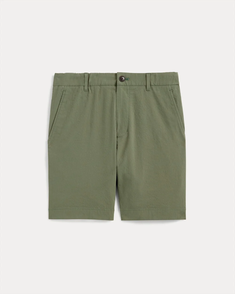 The Seersucker Short | Lichen Green