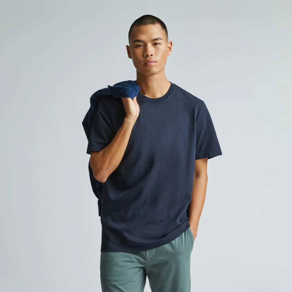 The Premium-Weight Crew | Uniform | Deep Navy
