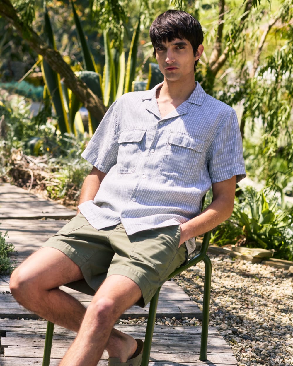 The Canvas Relaxed Short | Lichen Green