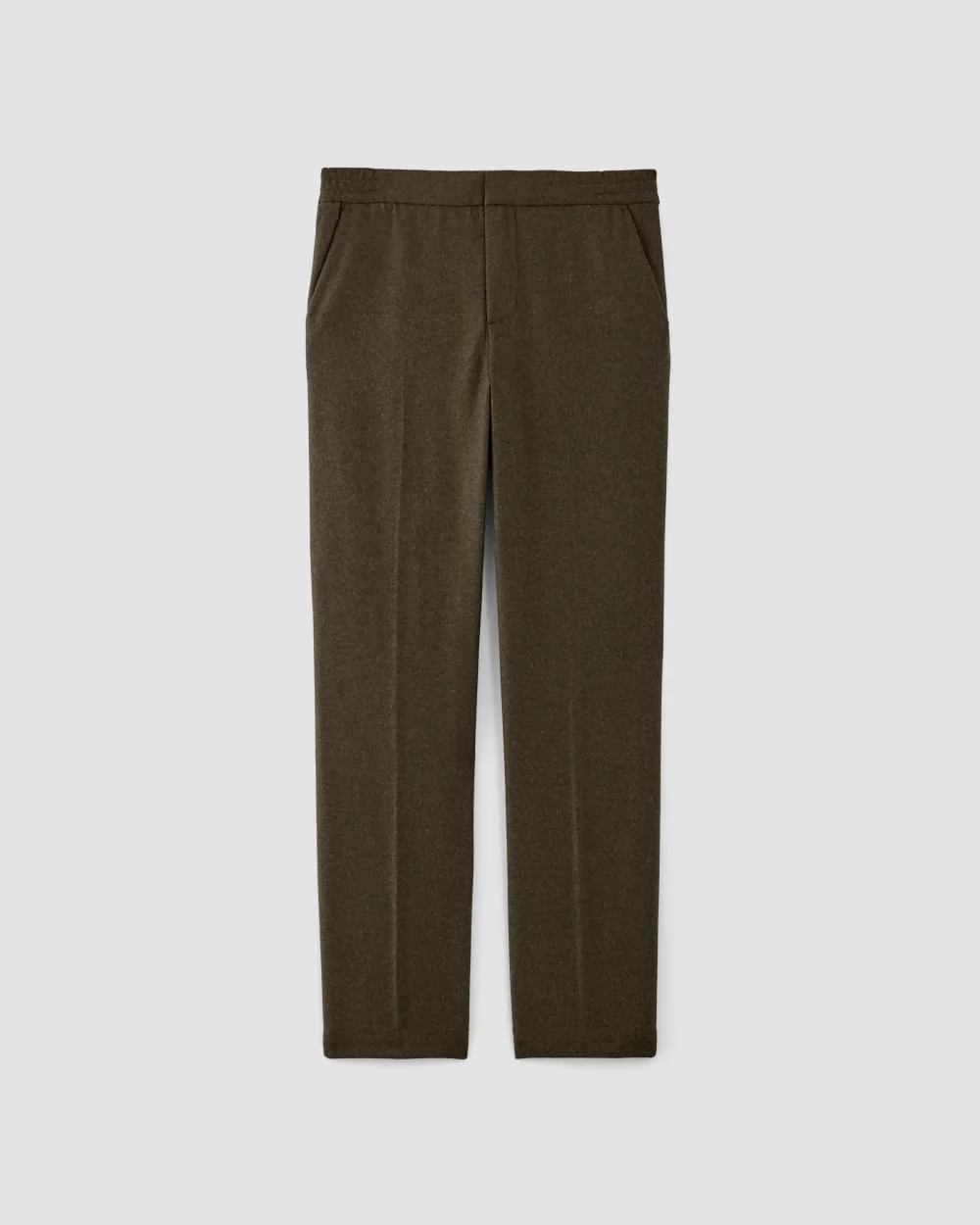 The Wool Flannel Pant | Dark Green