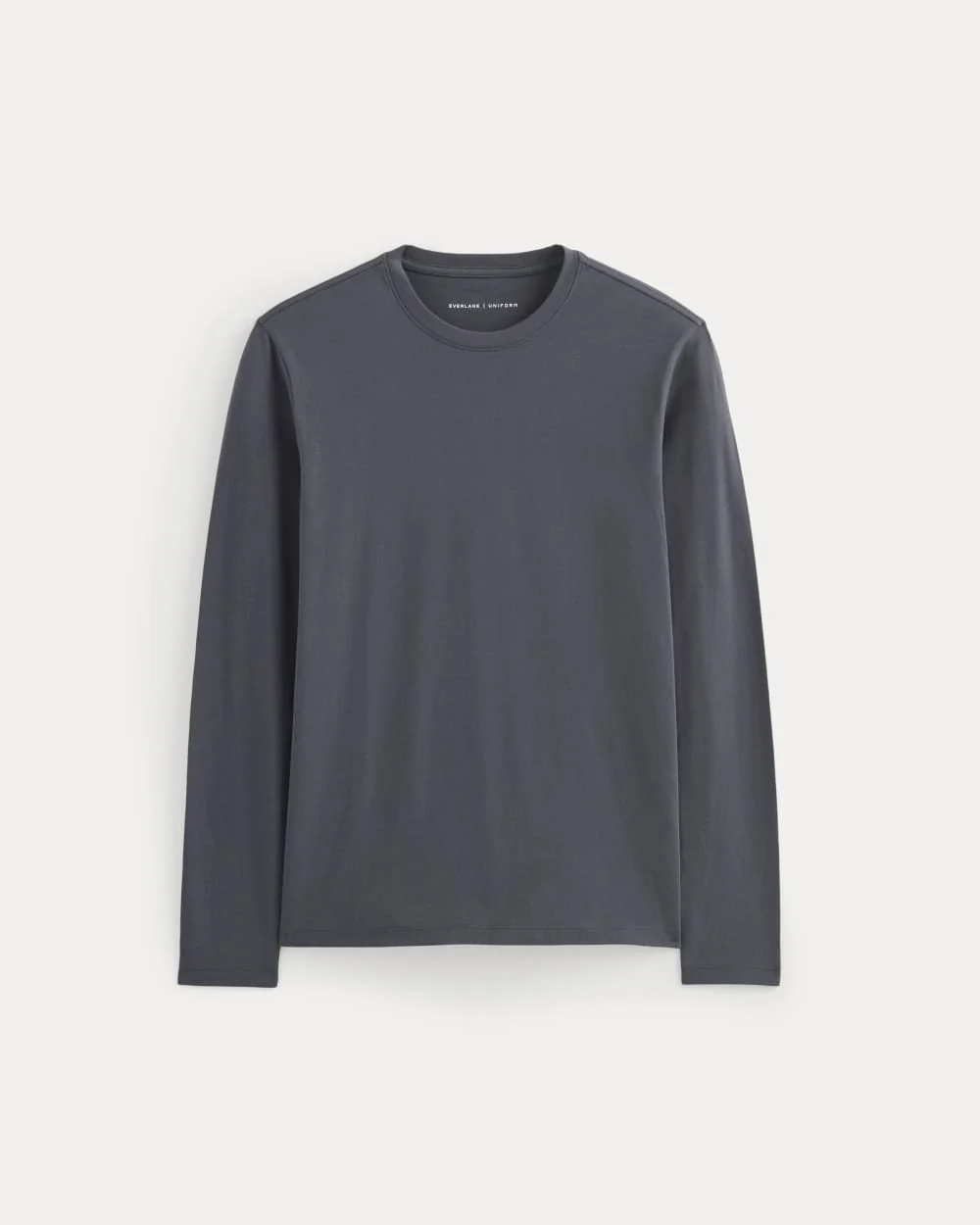 The Essential Organic Long-Sleeve Tee | Graphite