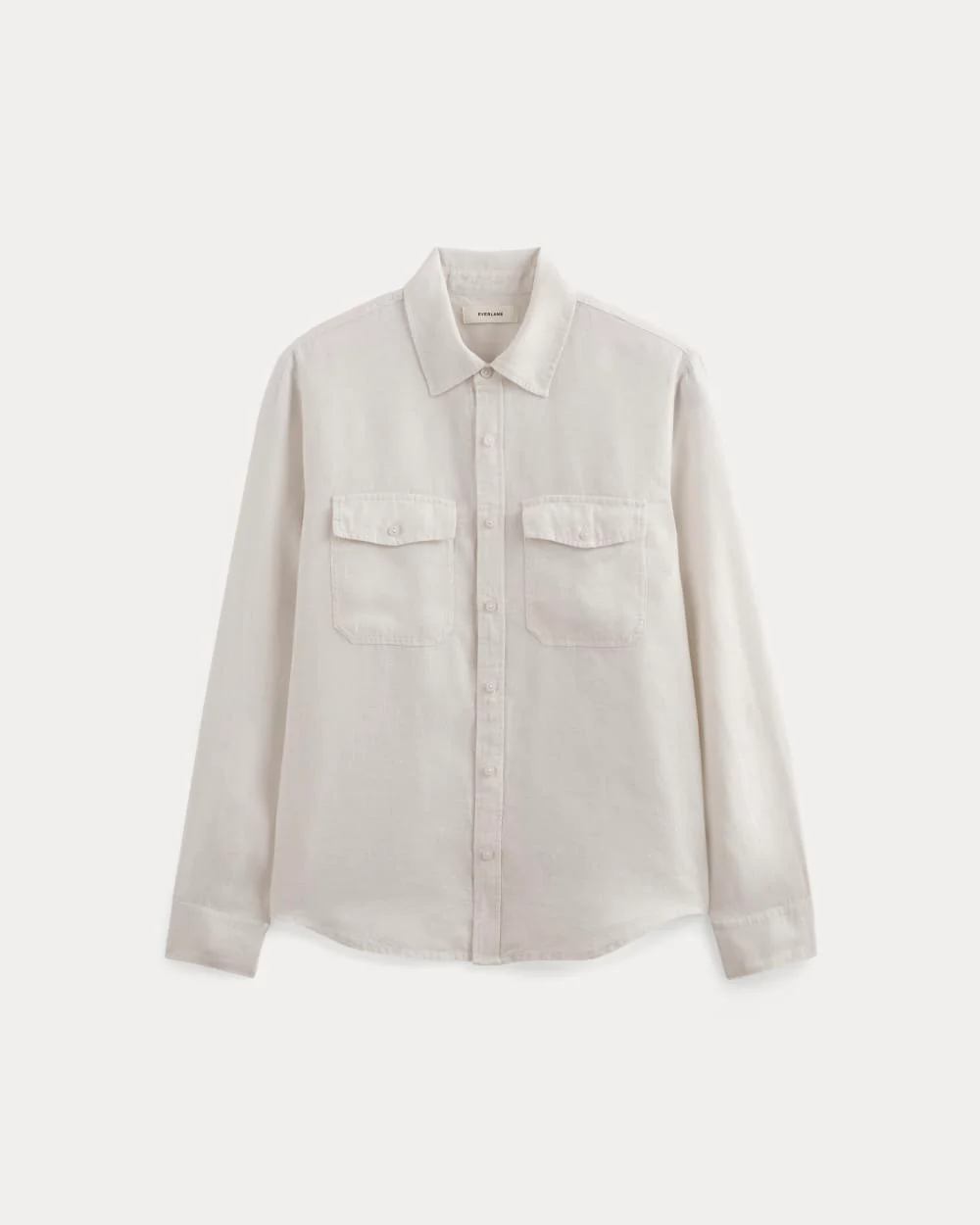 The Linen Utility Shirt | Natural Chambray