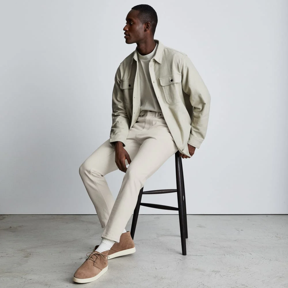 The Organic Cotton Slim-Fit Jean | Ecru