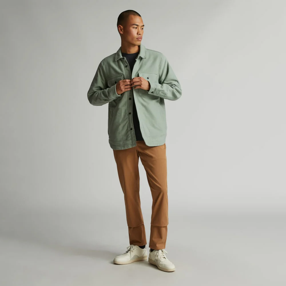 The ReNew Fleece-Lined Heavyweight Overshirt | Lily Pad