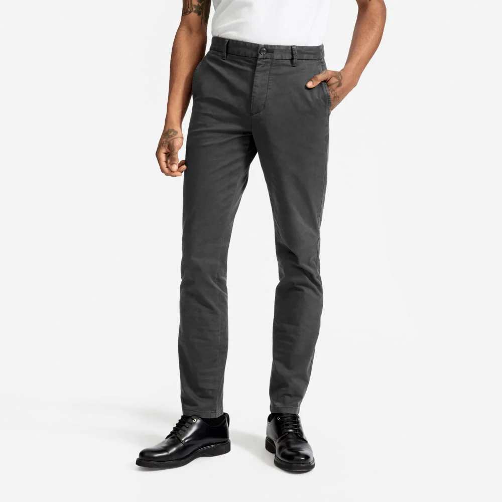 The Midweight Slim Chino | Muted Black