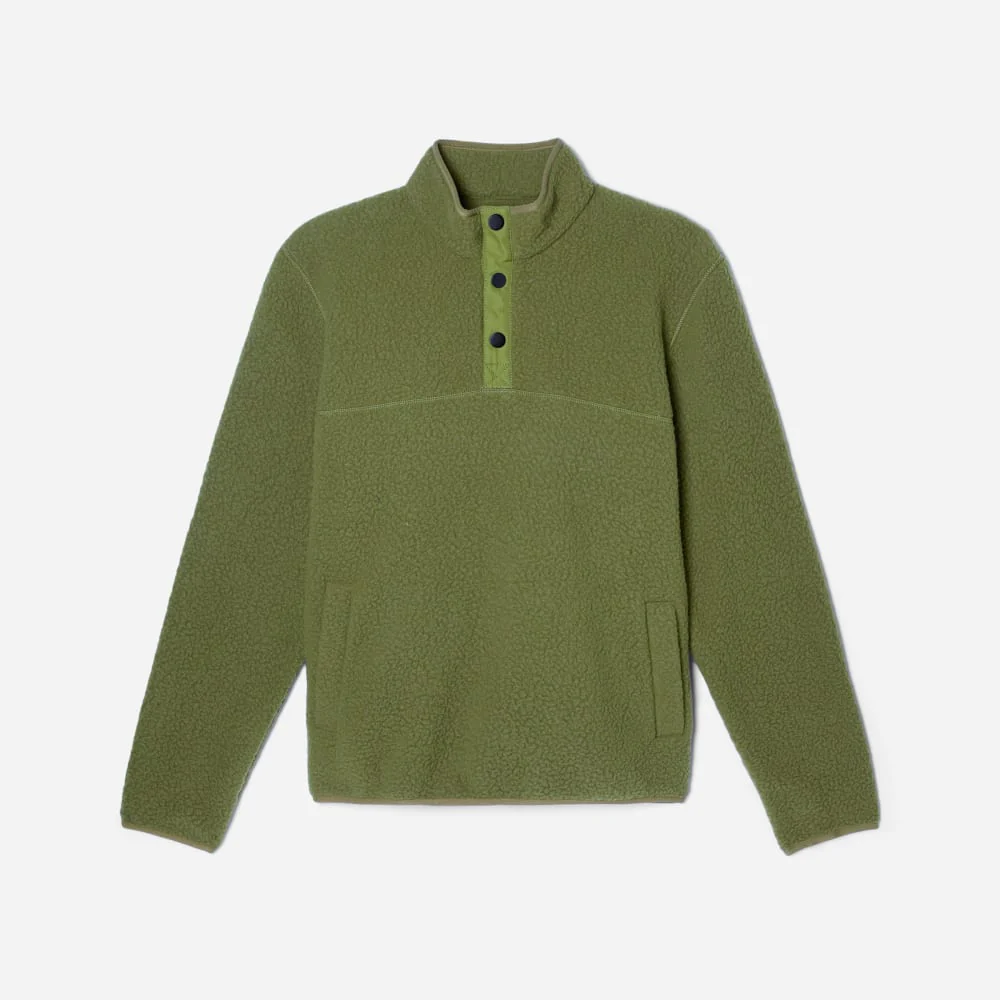 The ReNew Fleece Pullover | Moss