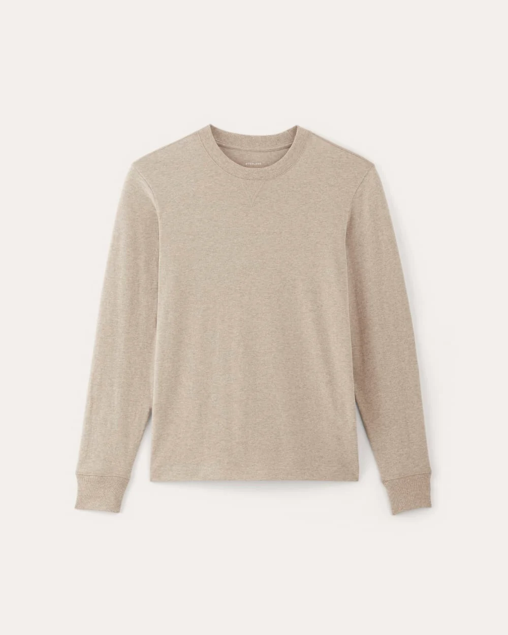 The Premium-Weight Relaxed Crew | Heathered Oatmeal