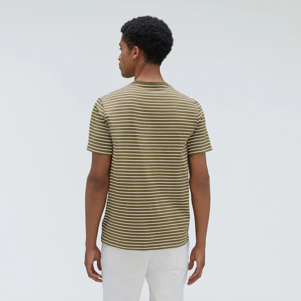 The Organic Cotton Crew | Olive / Canvas
