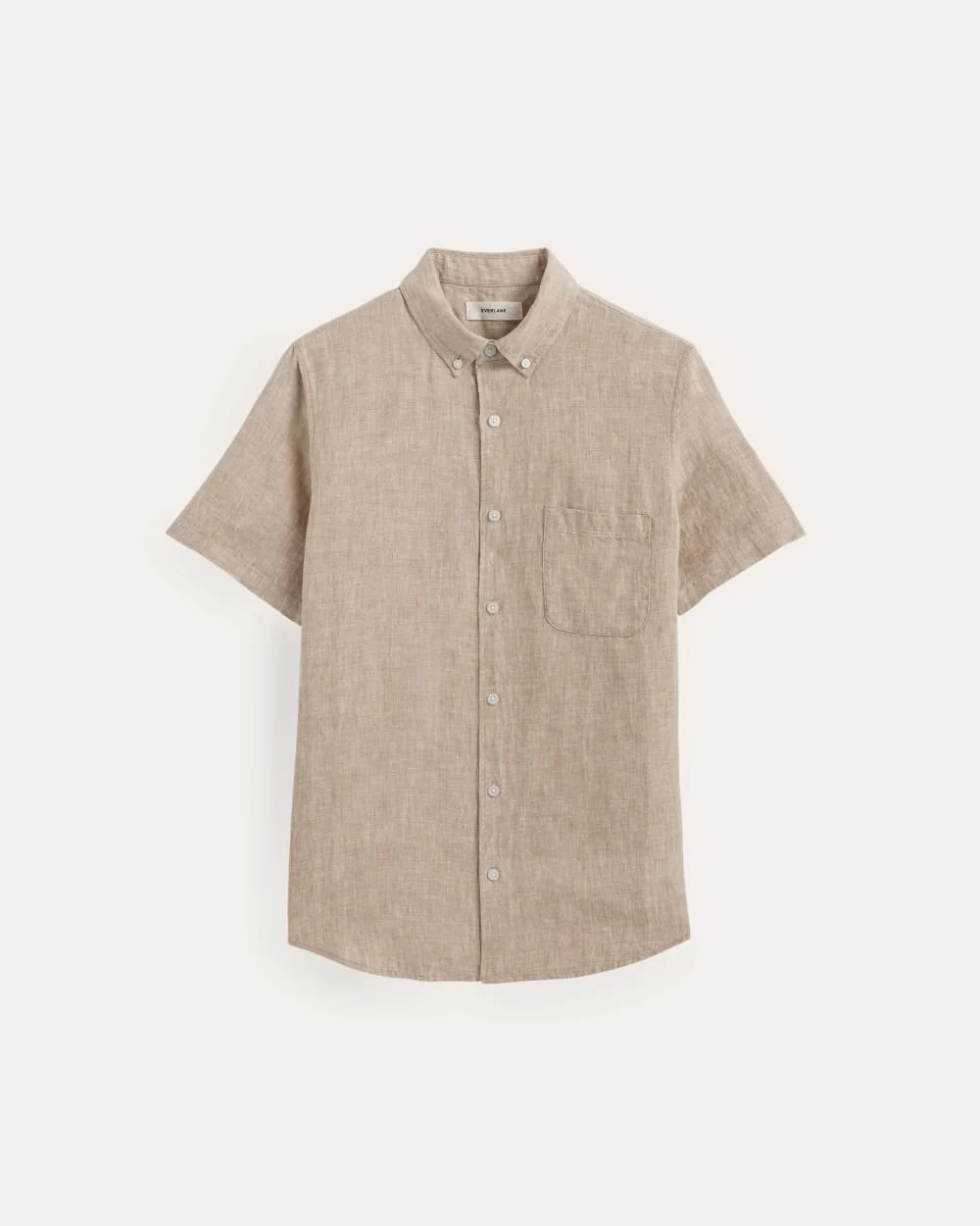 The Classic Short-Sleeve Shirt in Linen | Cornstalk Chambray