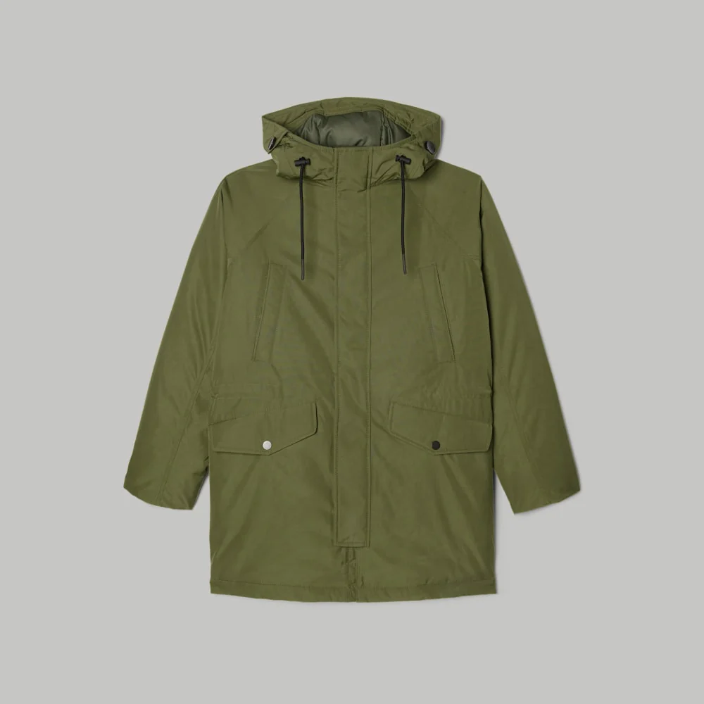 The ReNew Long Parka | Moss