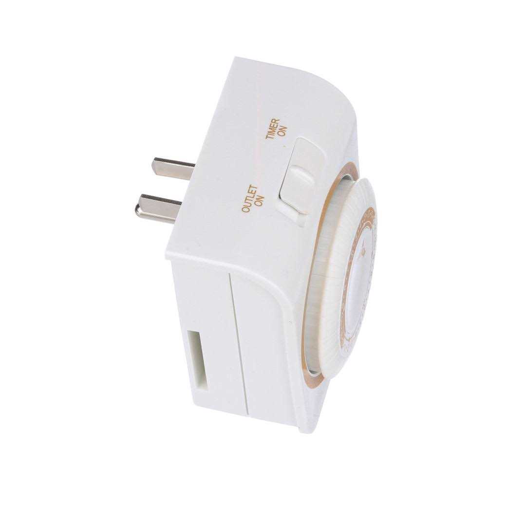 Woods Indoor 24-Hour Mechanical Timer 50001