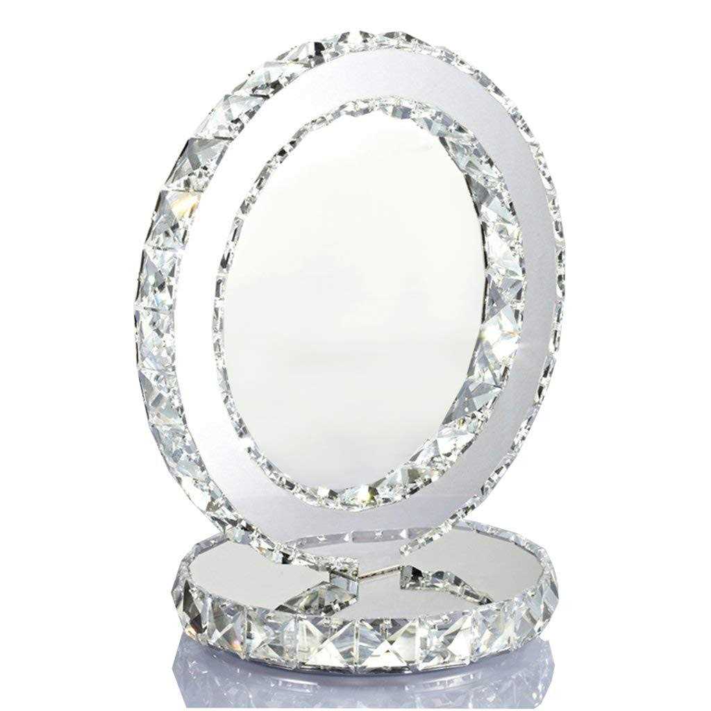 Bedside Crystal Table Lamp Touch Crystal Lamps 3-Way Dimmable Lamp with Crystal Shade for Living/Bedroom