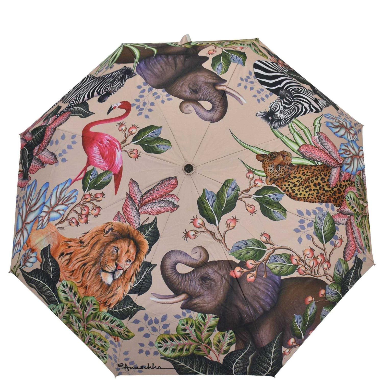 Anuschka Auto Open/ Close Printed Umbrella