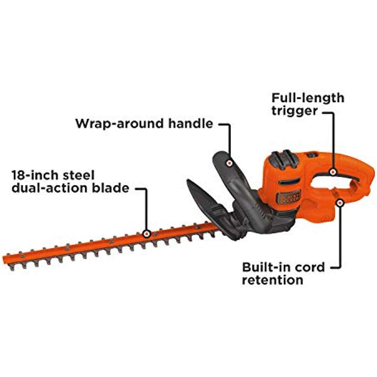Black & Decker Electric Hedge Trimmer BEHT200