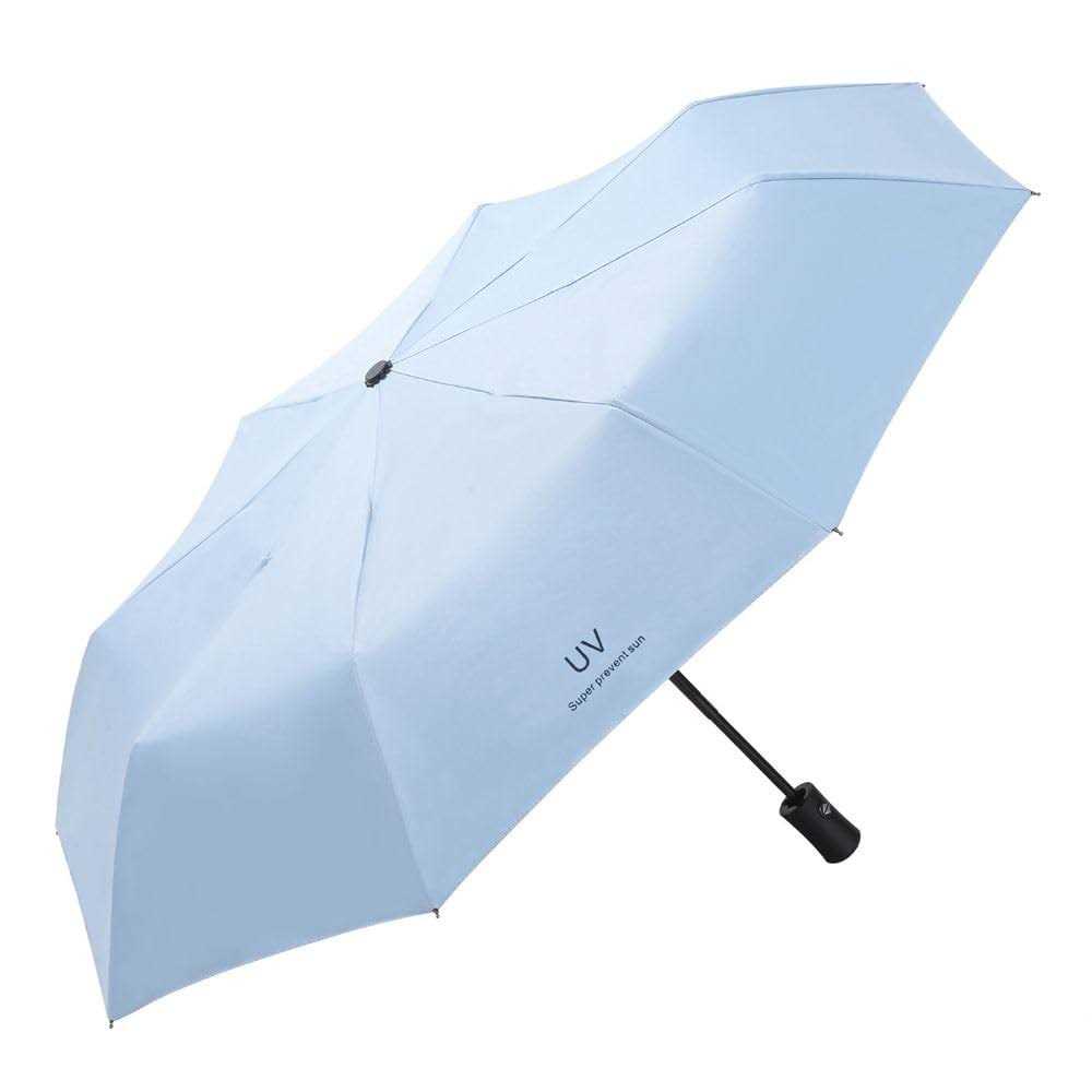 Automatic umbrella windproof travel umbrella windproof small lightweight sturdy steel shaft mini folding and portable backpack car purse men and