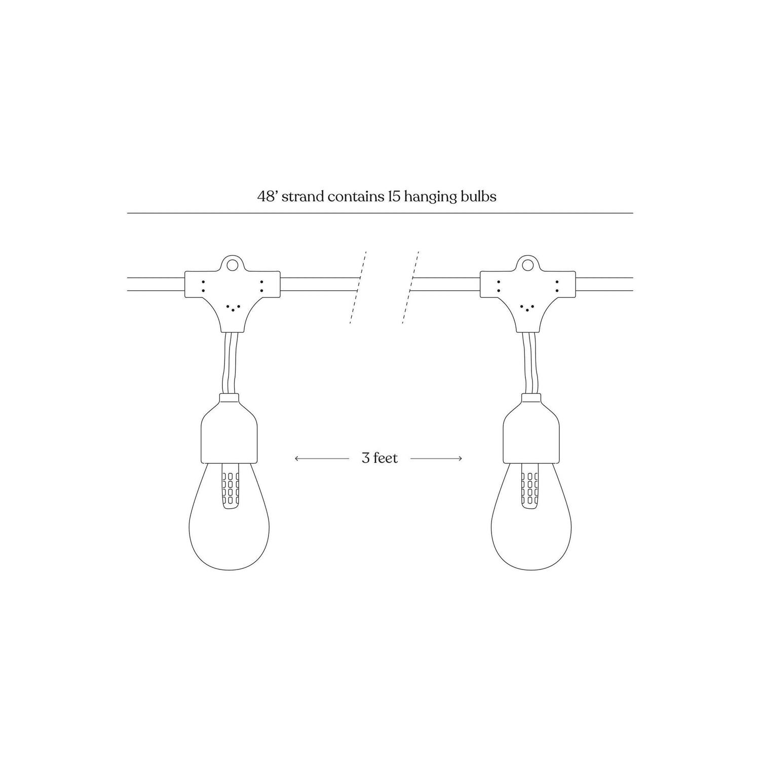 Brightech Ambience Pro LED Outdoor String Lights