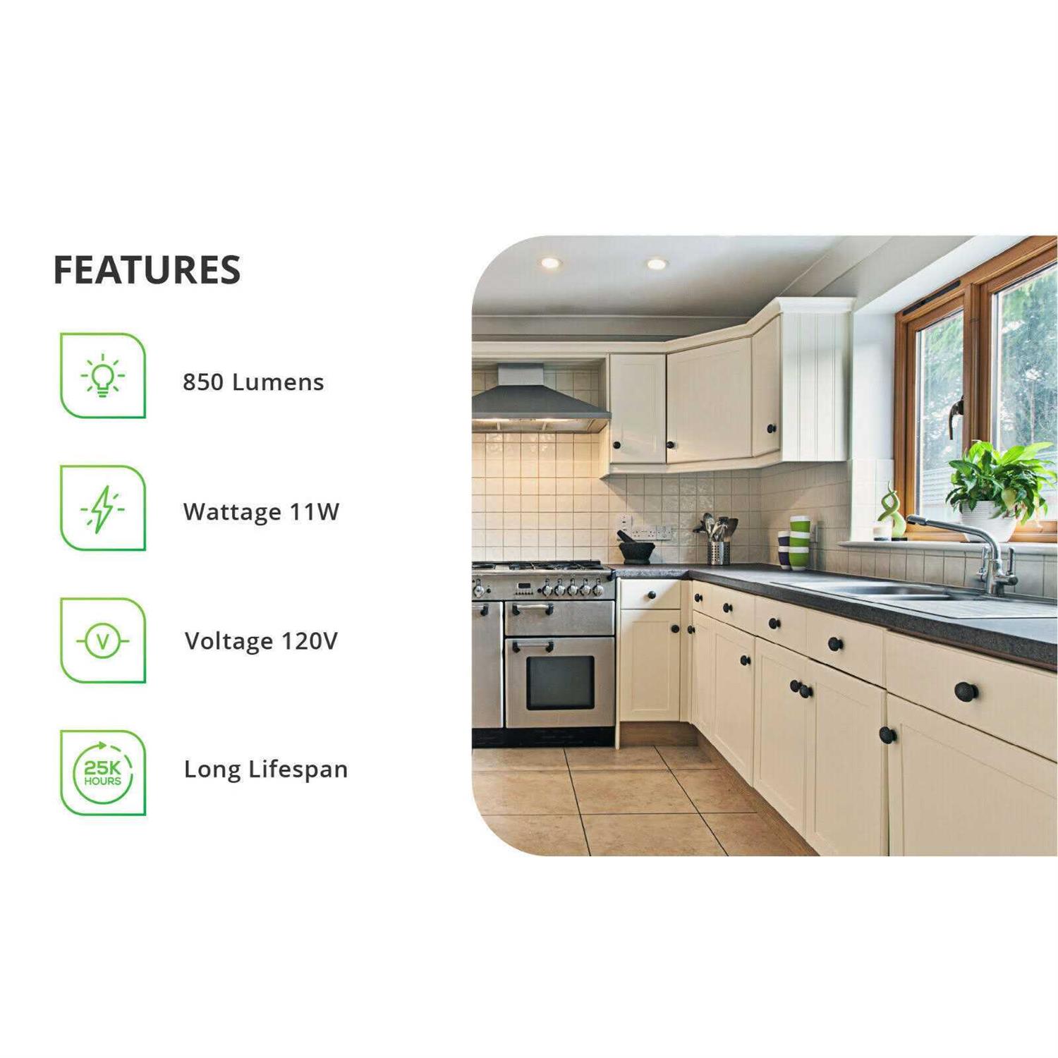 Sunco Lighting BR30 Dimmable Flood LED Light Bulb 11W