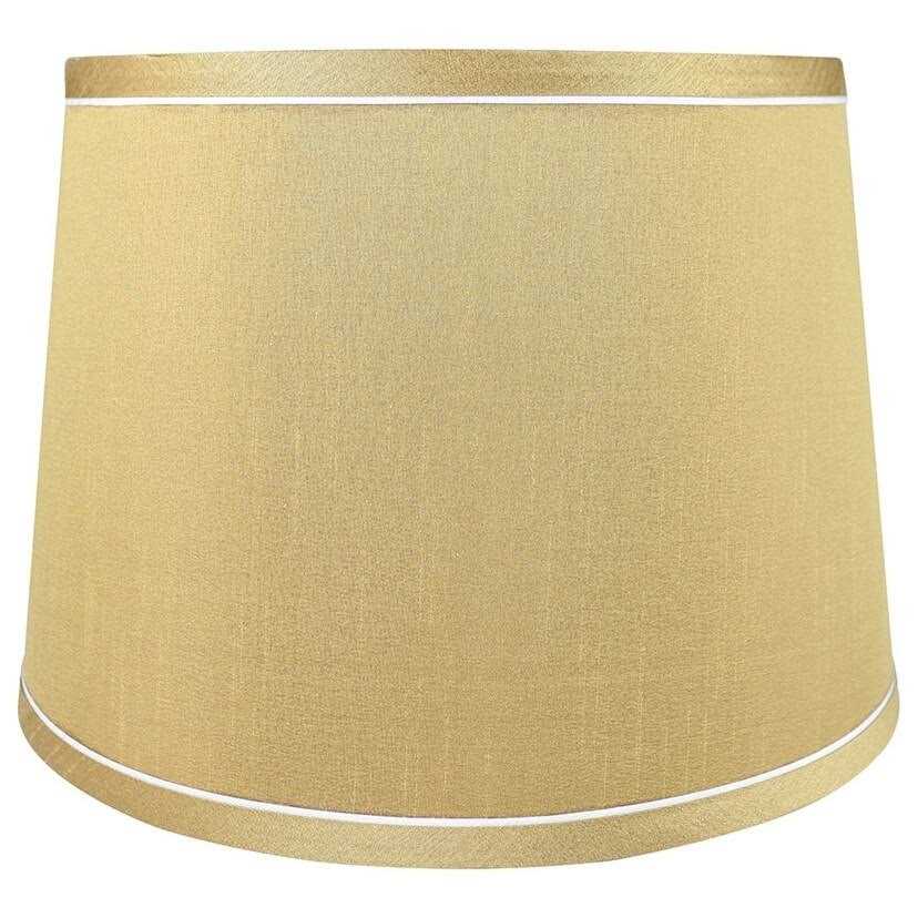 Urbanest French Drum with White Trim Lampshade