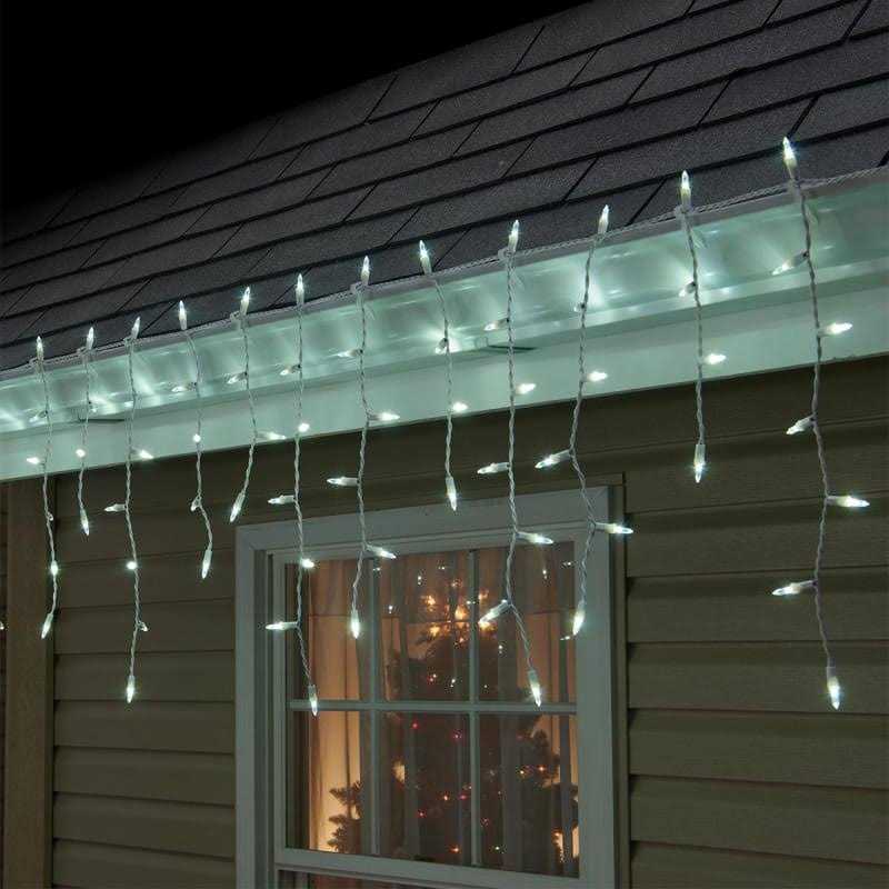 Sylvania Staylit Icicle 100-Light Set Cool White LED