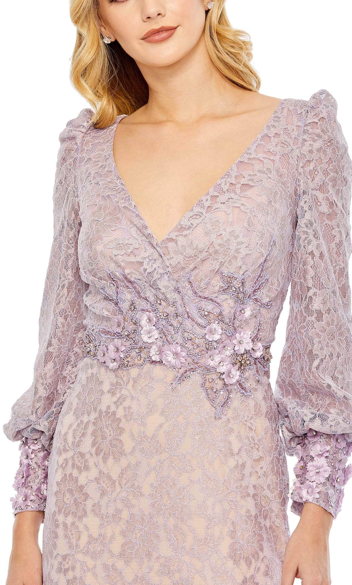 Floral Lace Modest Gown
