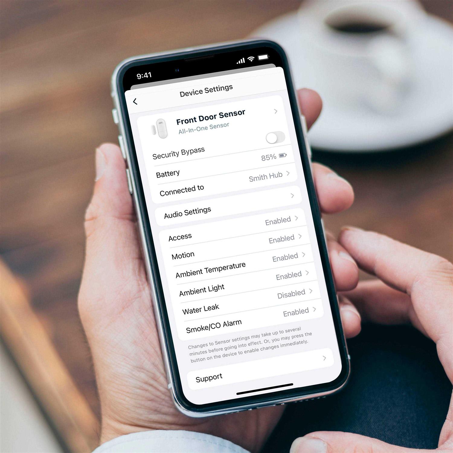 Arlo Home Security System with Wired Keypad Sensor Hub and 8-in-1 Sensors