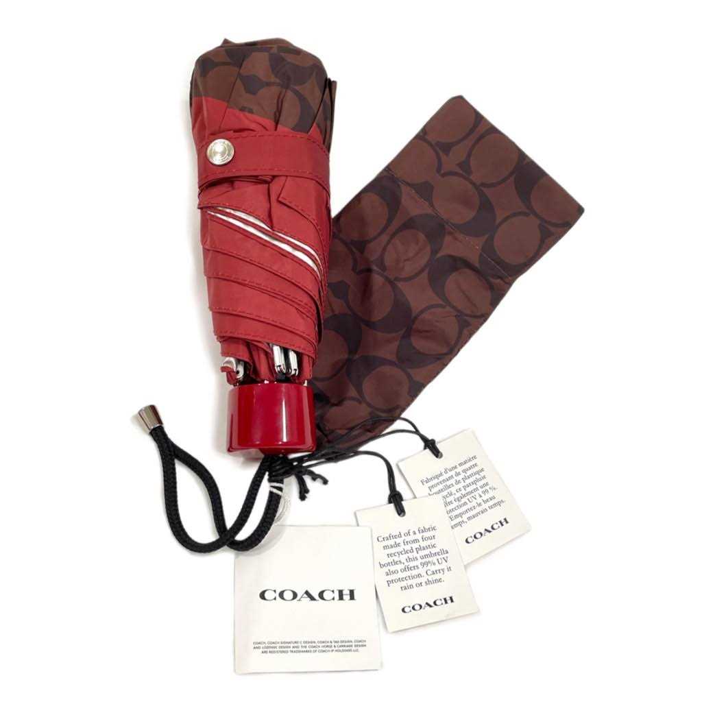 Coach Outlet Uv Protection Signature Mini Umbrella