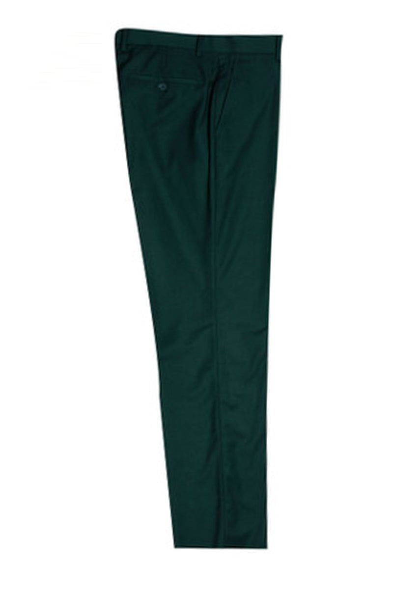 Men’s Two Button Vested Stacy Adams Basic Suit in Hunter Green