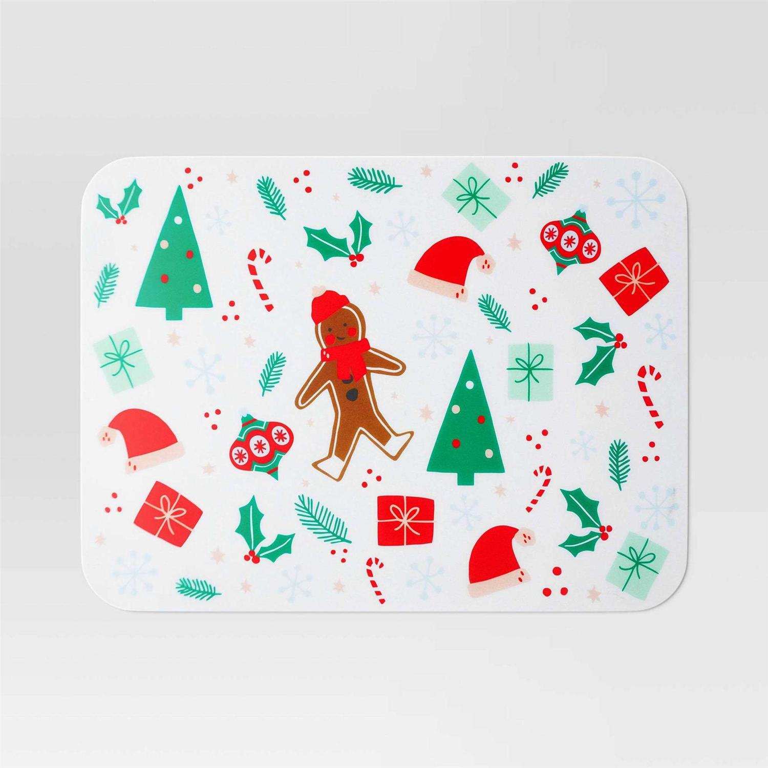 Wondershop Christmas Gingerbread Placemat White