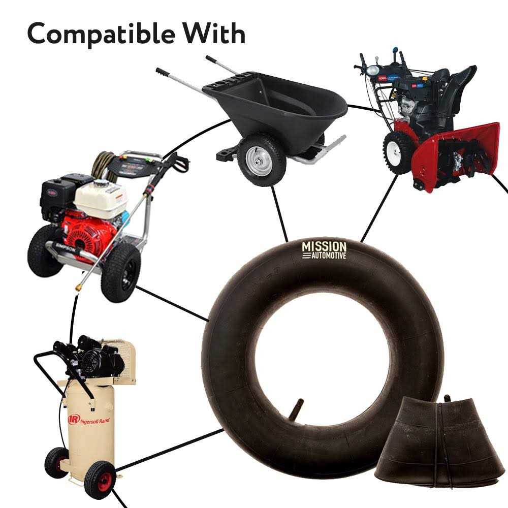 2-Pack of 4.80/4.00-8 Premium Replacement Tire Inner Tubes For Wheelbarrows, Lawn Mowers, Hand Trucks, Carts, Trailers and More