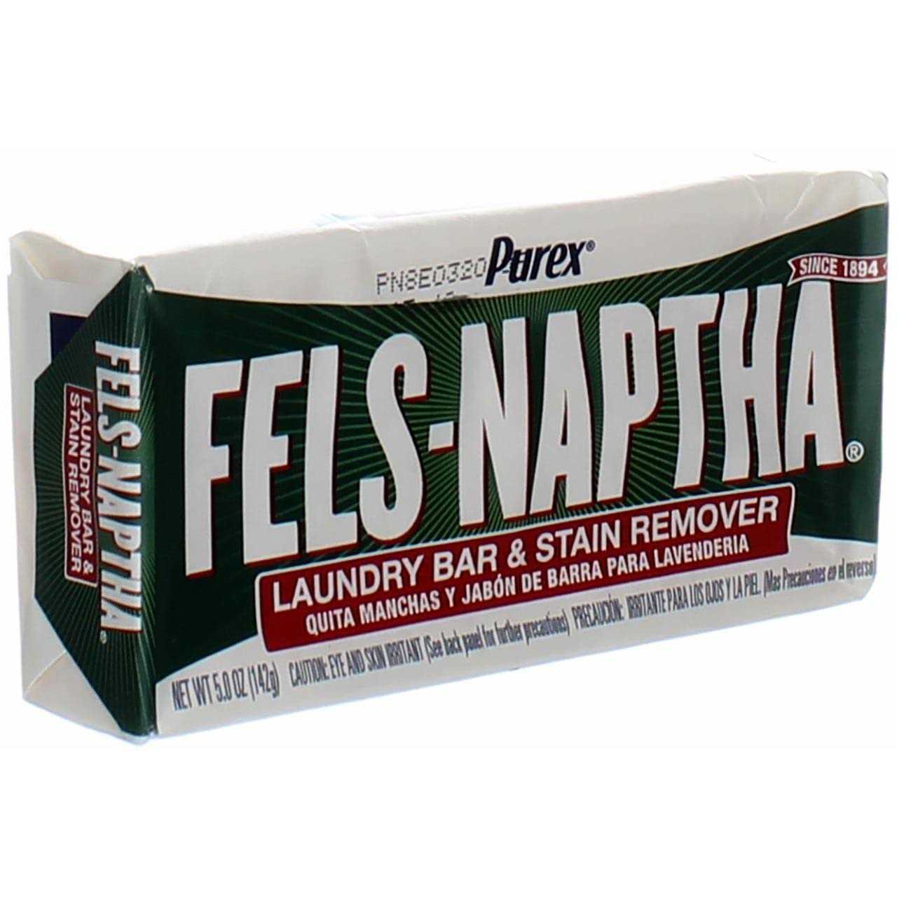 Zout Fels-Naptha Laundry Bar and Stain Remover, Tough Stain Removal, 5 oz., 1 Count, Size: 5.5 oz